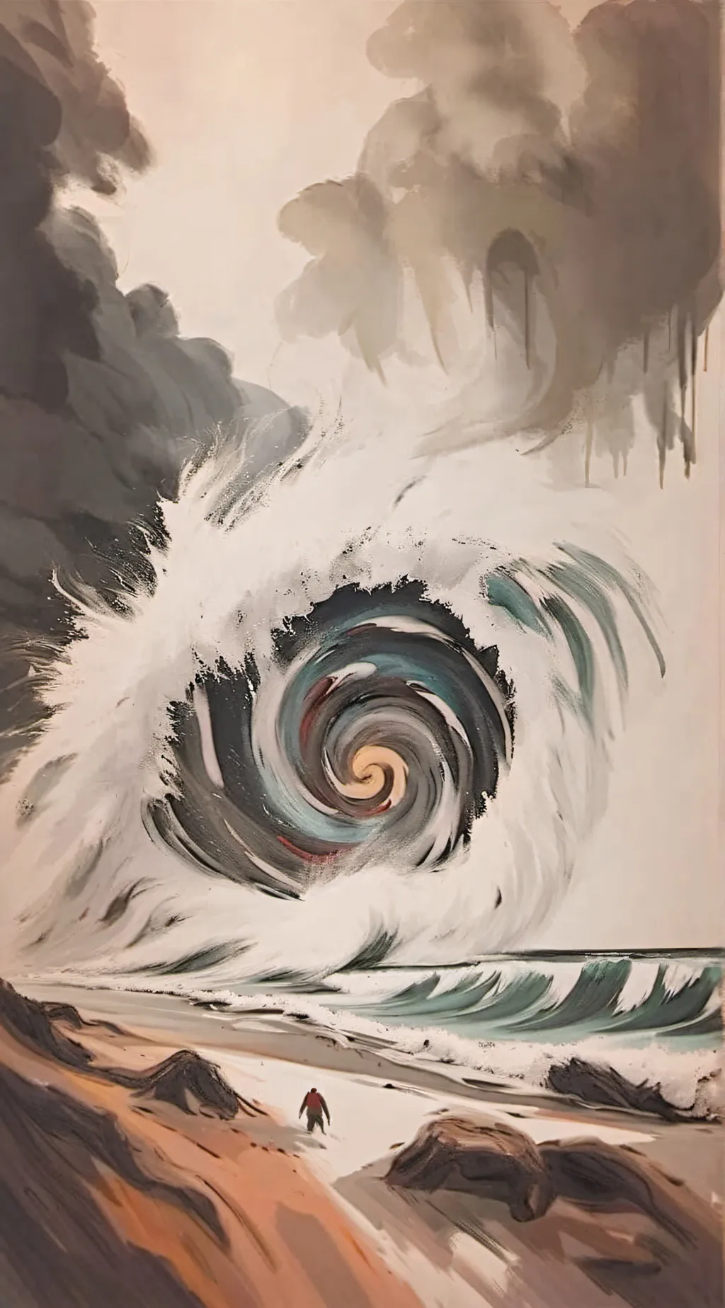 ai character: Hurricane Milton background