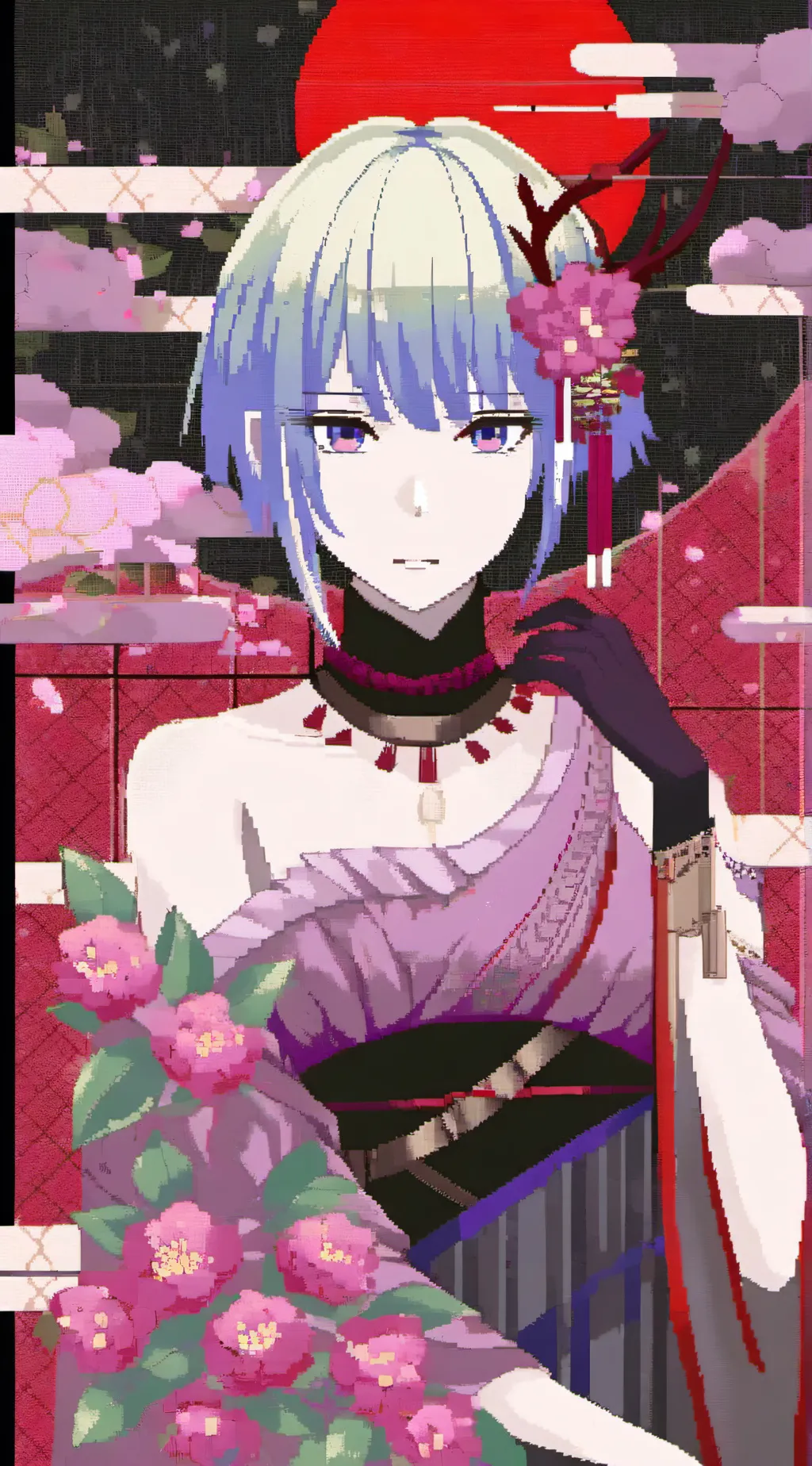 ai character: Naomi tisku background