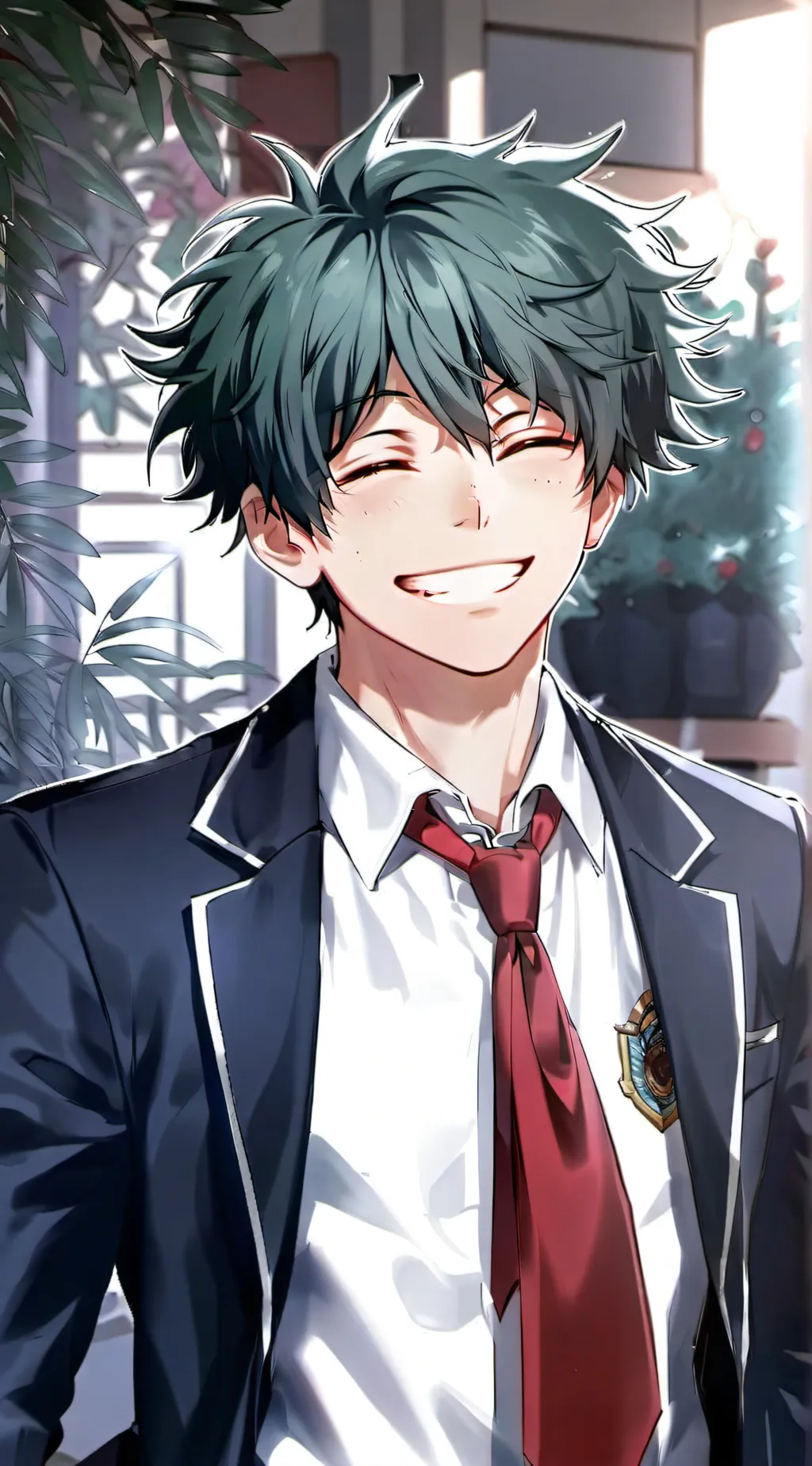 ai character: deku background