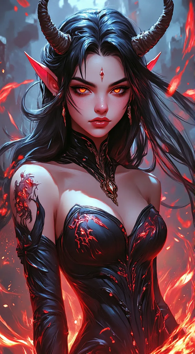ai character: Cemilia  background