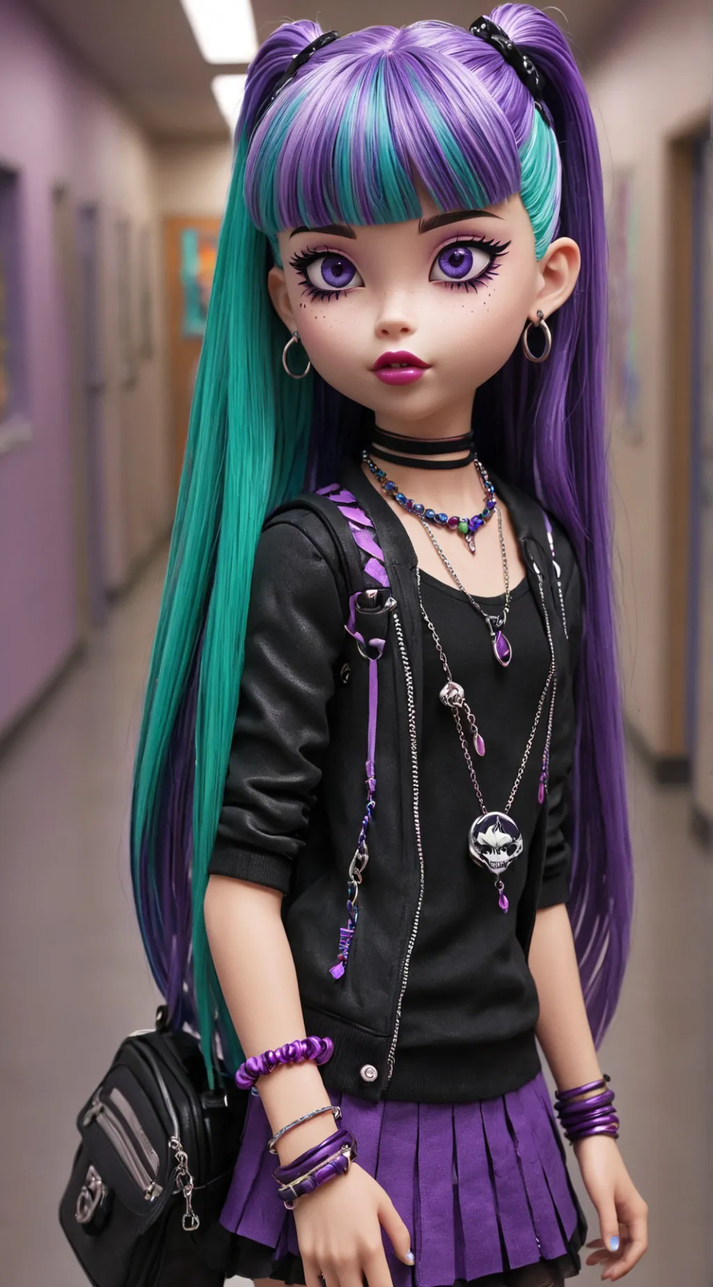 ai character: Twyla Monster High background