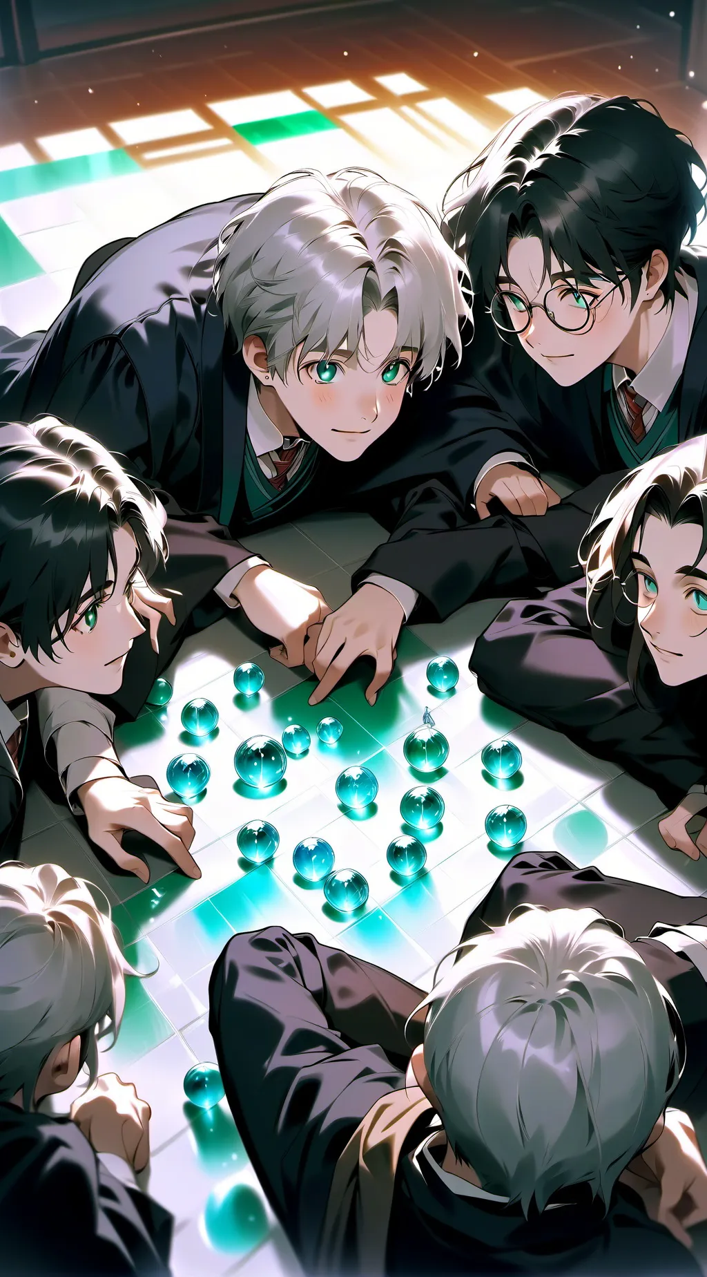 ai character: Harry potter  background