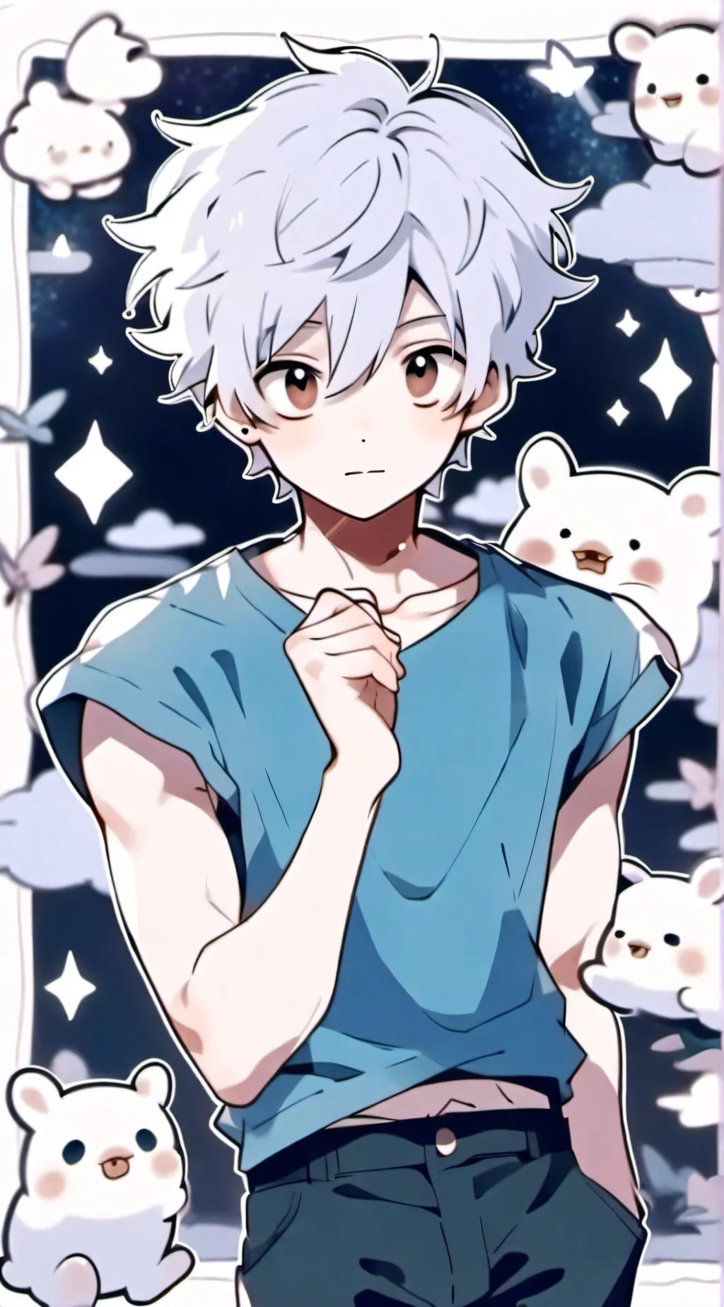 ai character: Lucas background