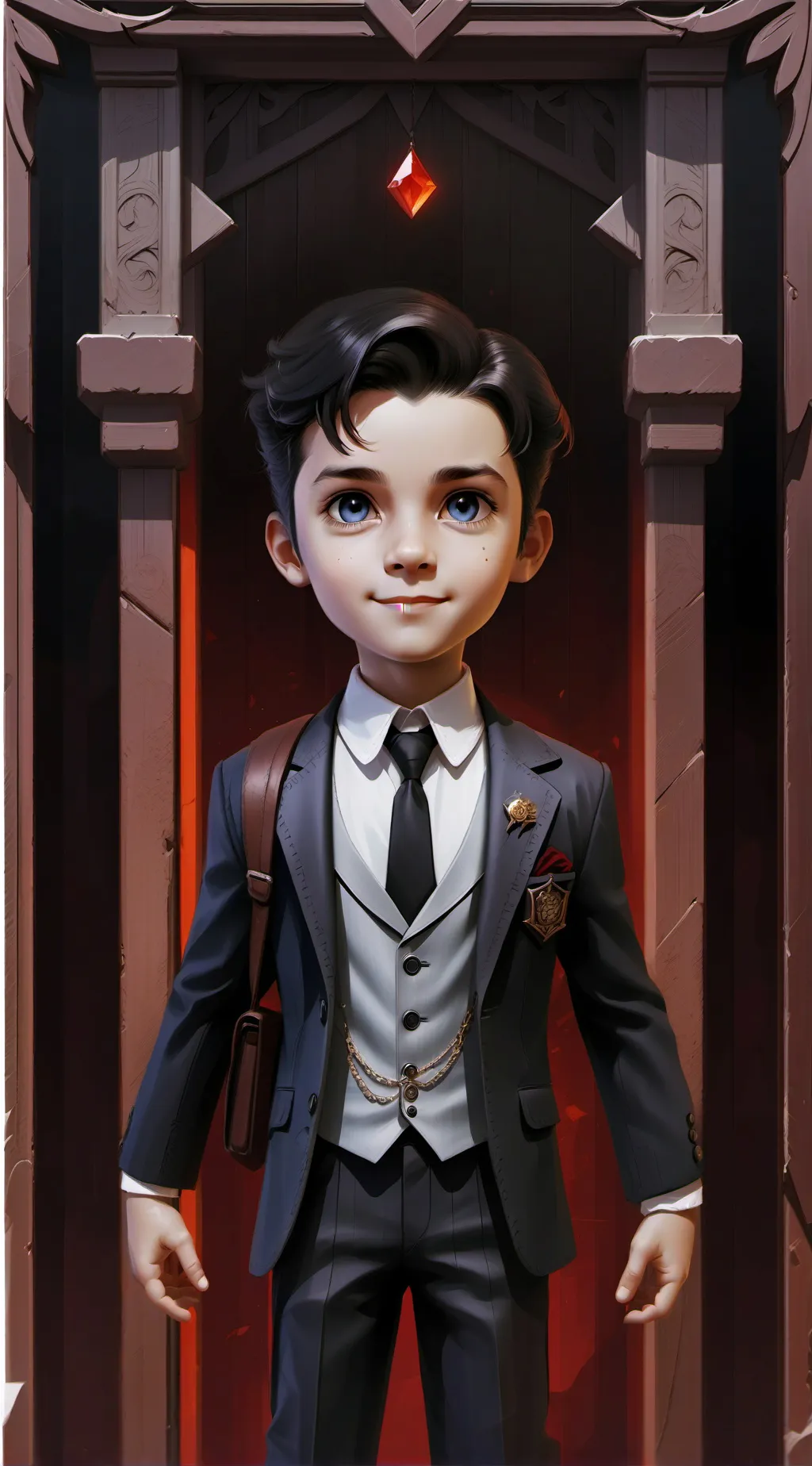 ai character: normal gen alpha background