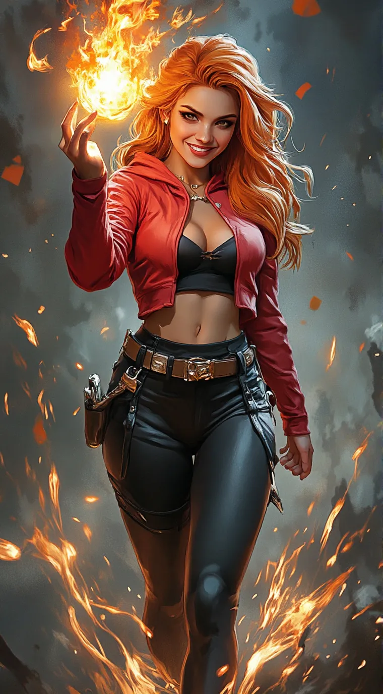 ai character: Ember background