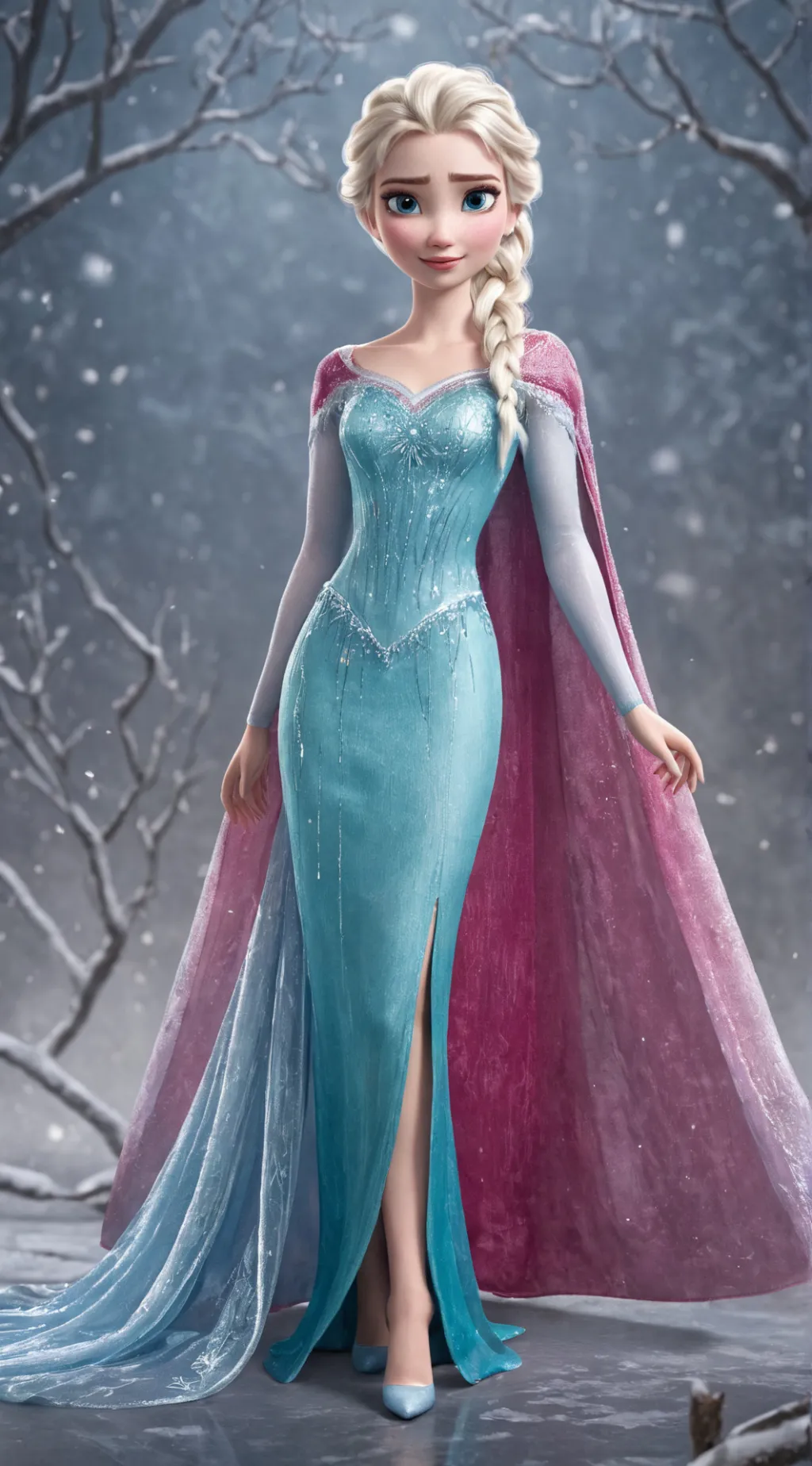 ai character: Elsa background