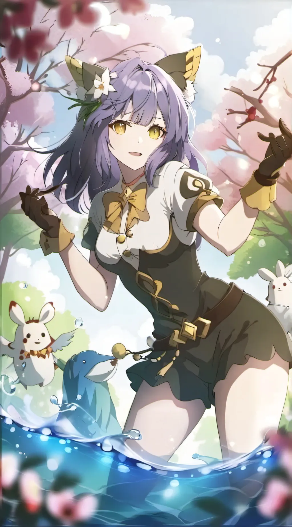 ai character: lily background