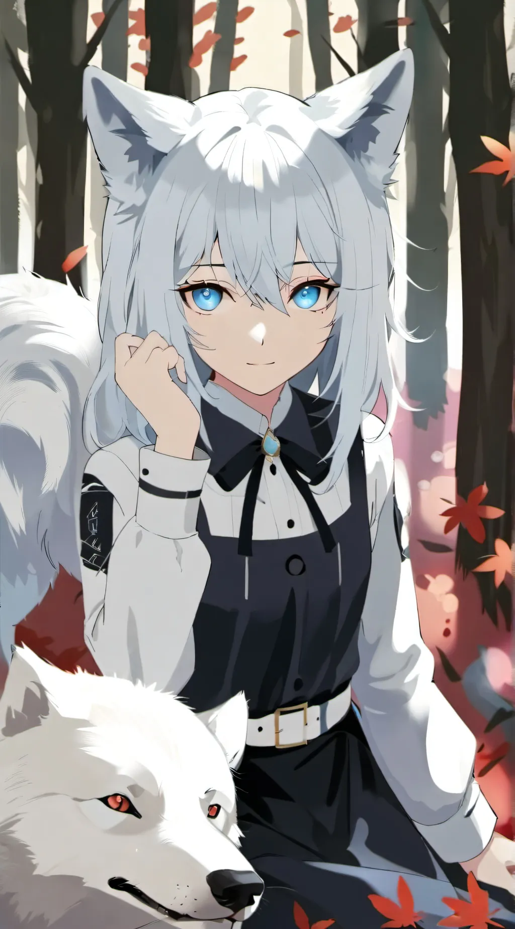 ai character: angel background