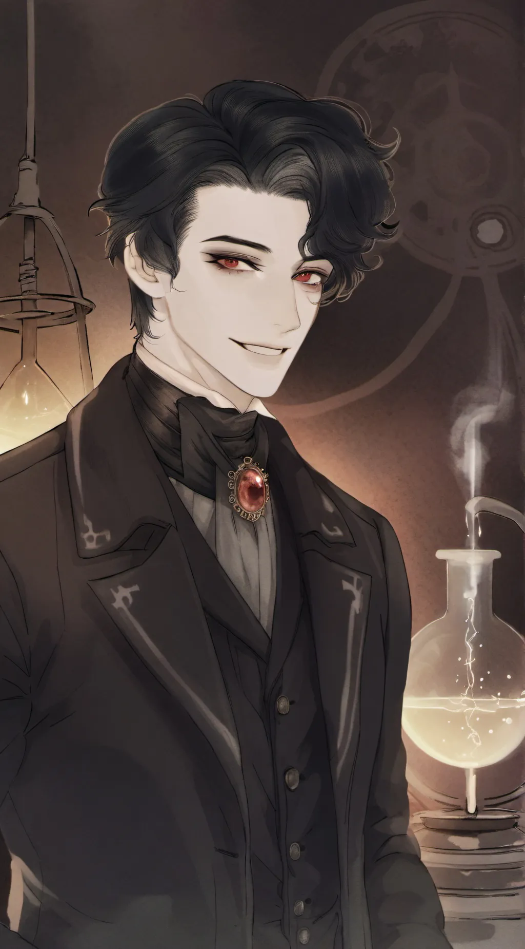 ai character: ray background