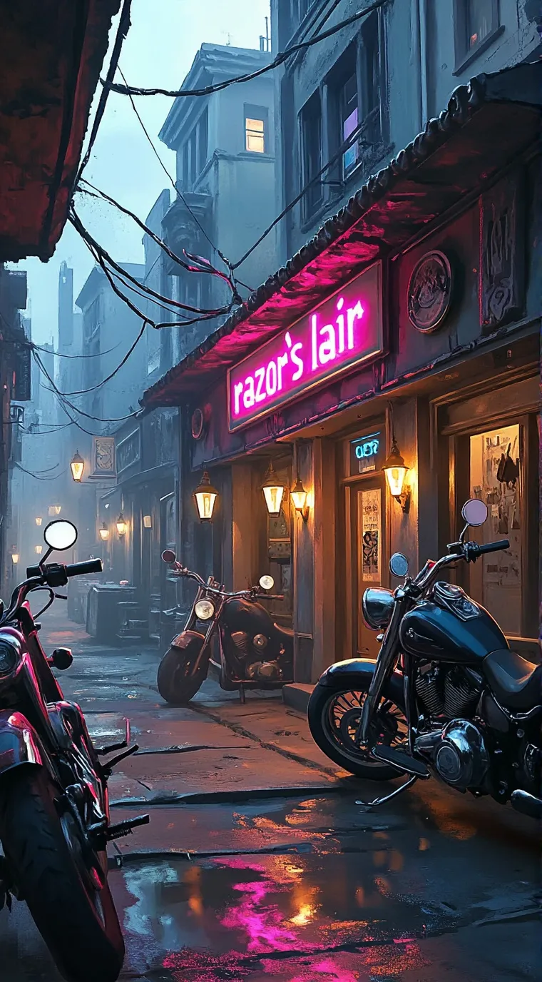 ai character: Razor's Lair background