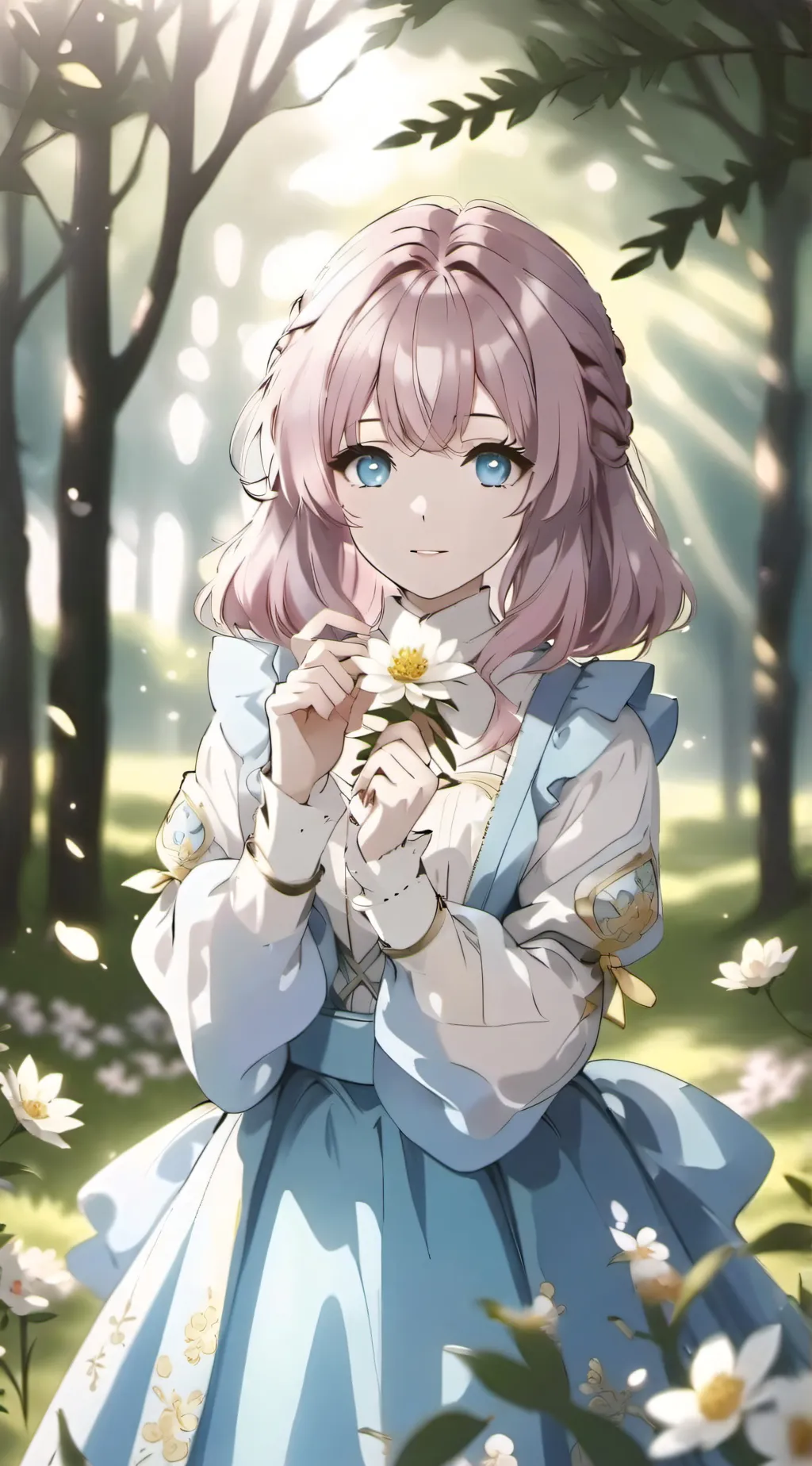 ai character: Miku  background