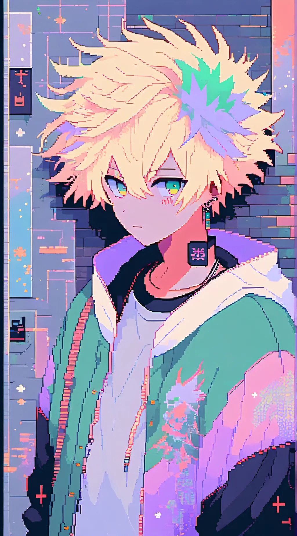 ai character: BAKUGO  background