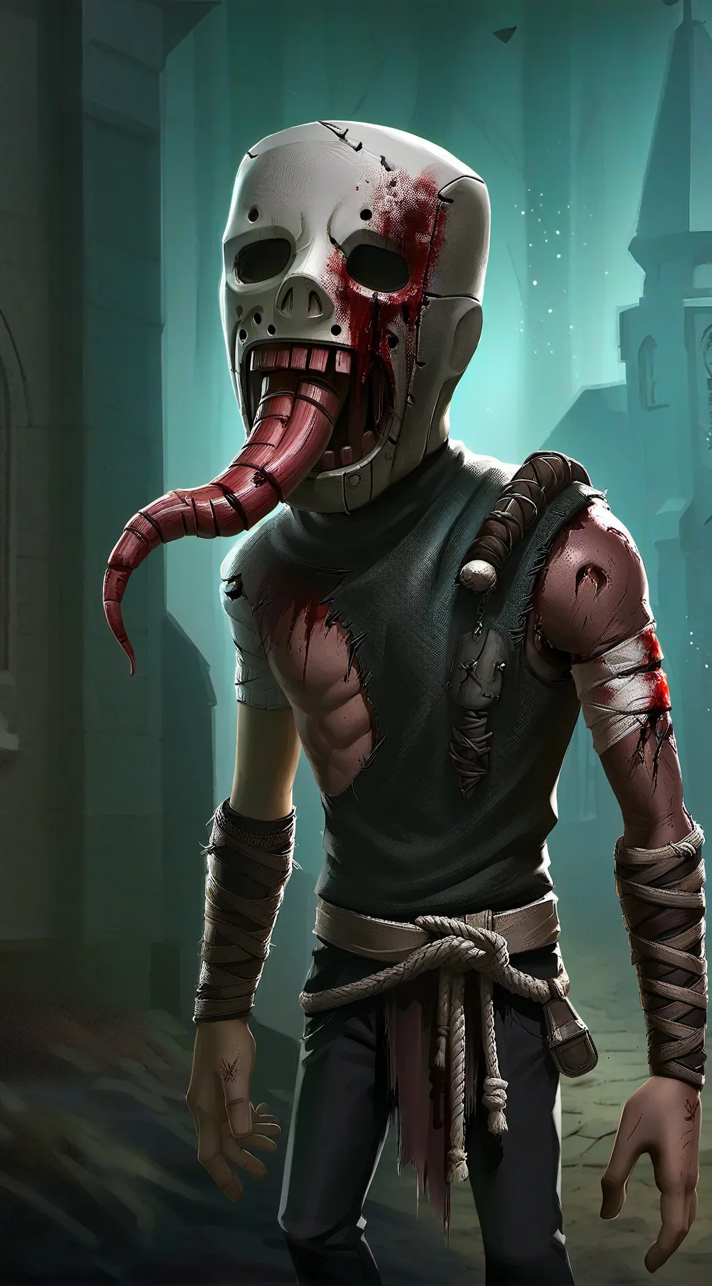 ai character: Ooga booga background