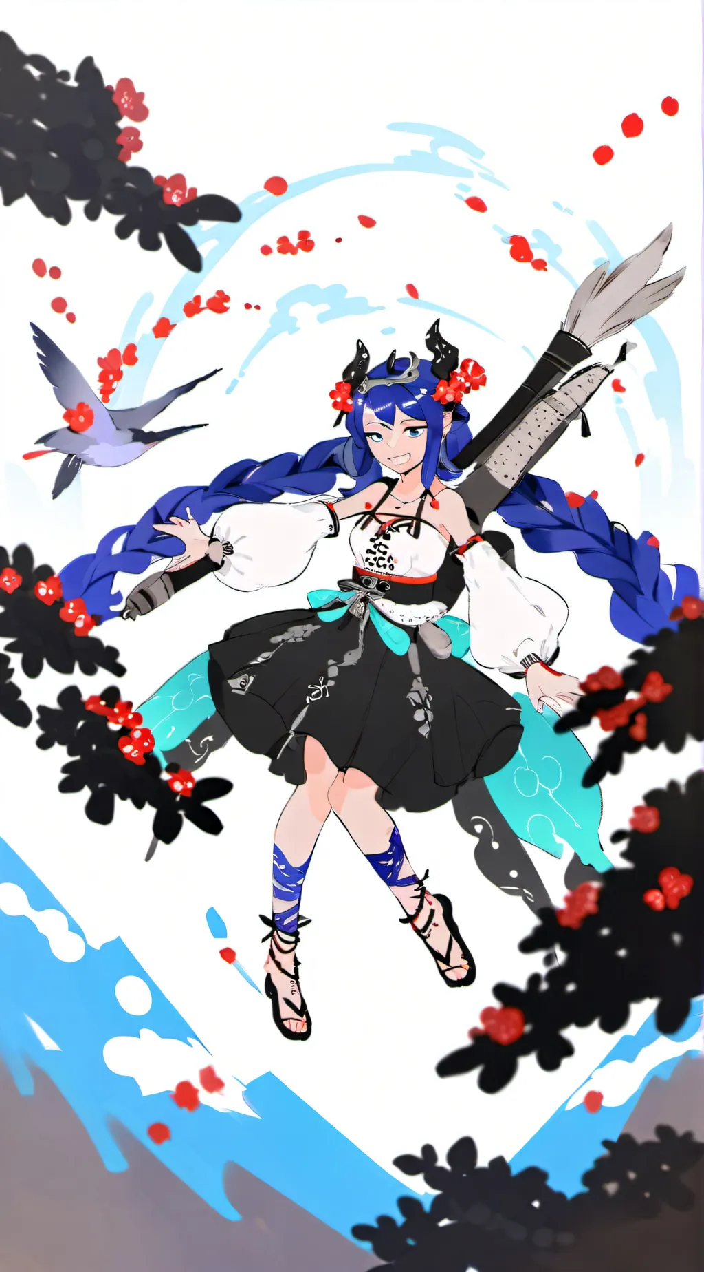 ai character: Lydia  background