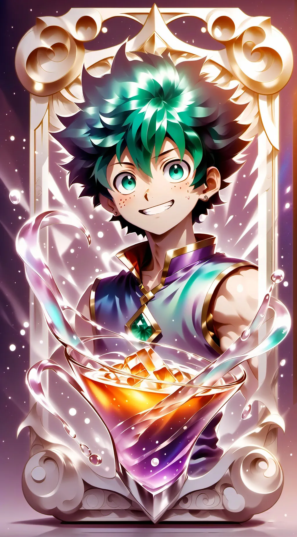 ai character: Izuku Midoriya :) background