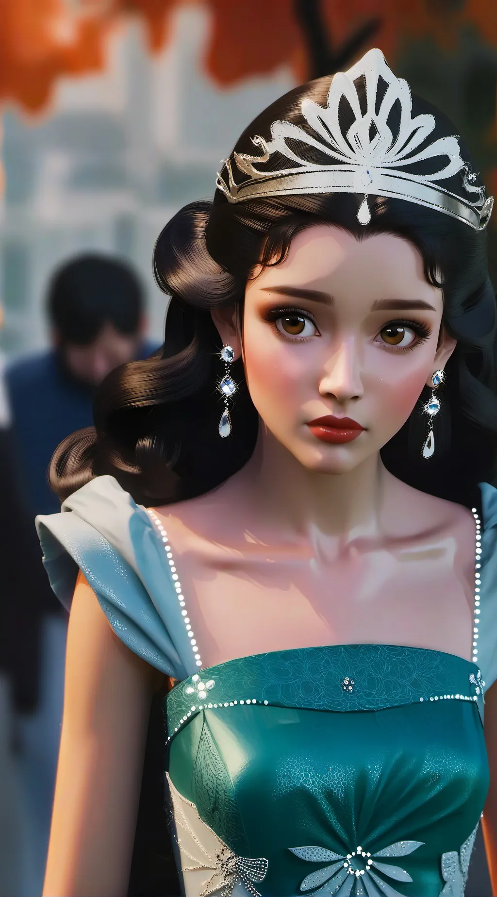 ai character: Miranda  background