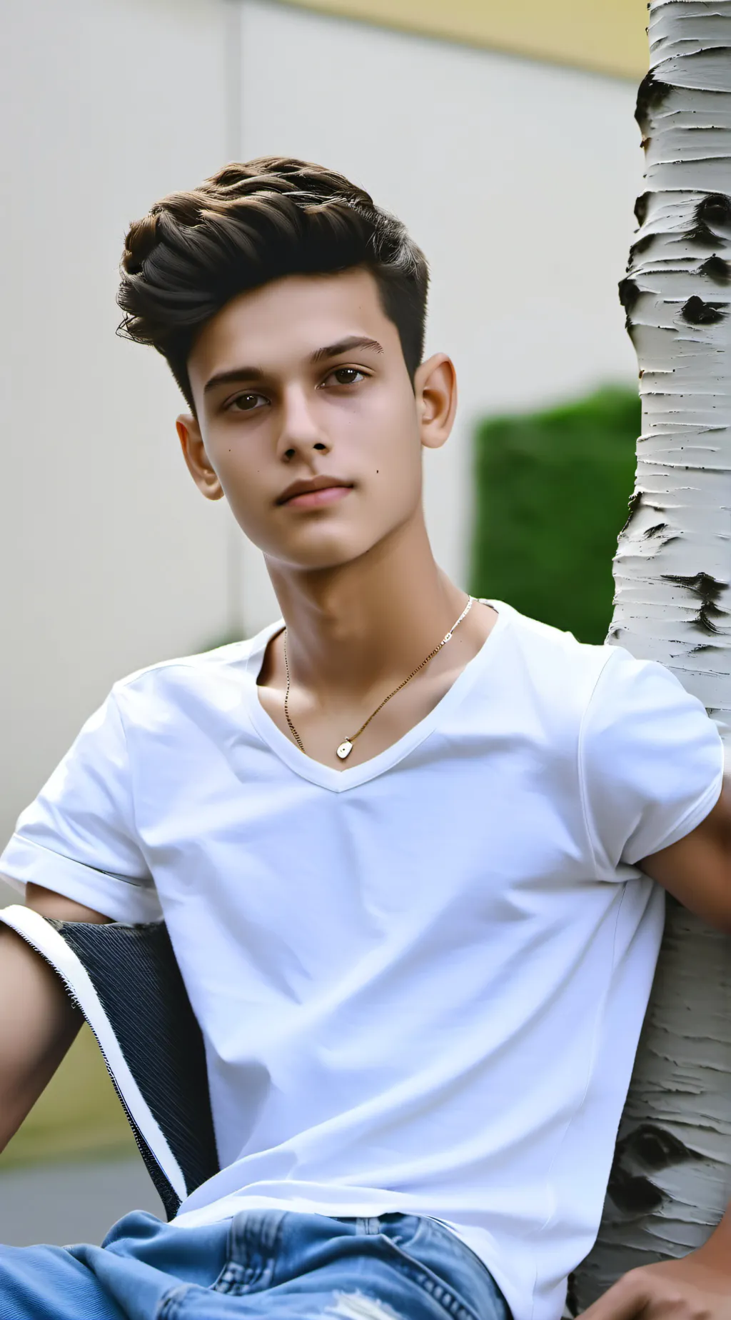 ai character: Mark  background