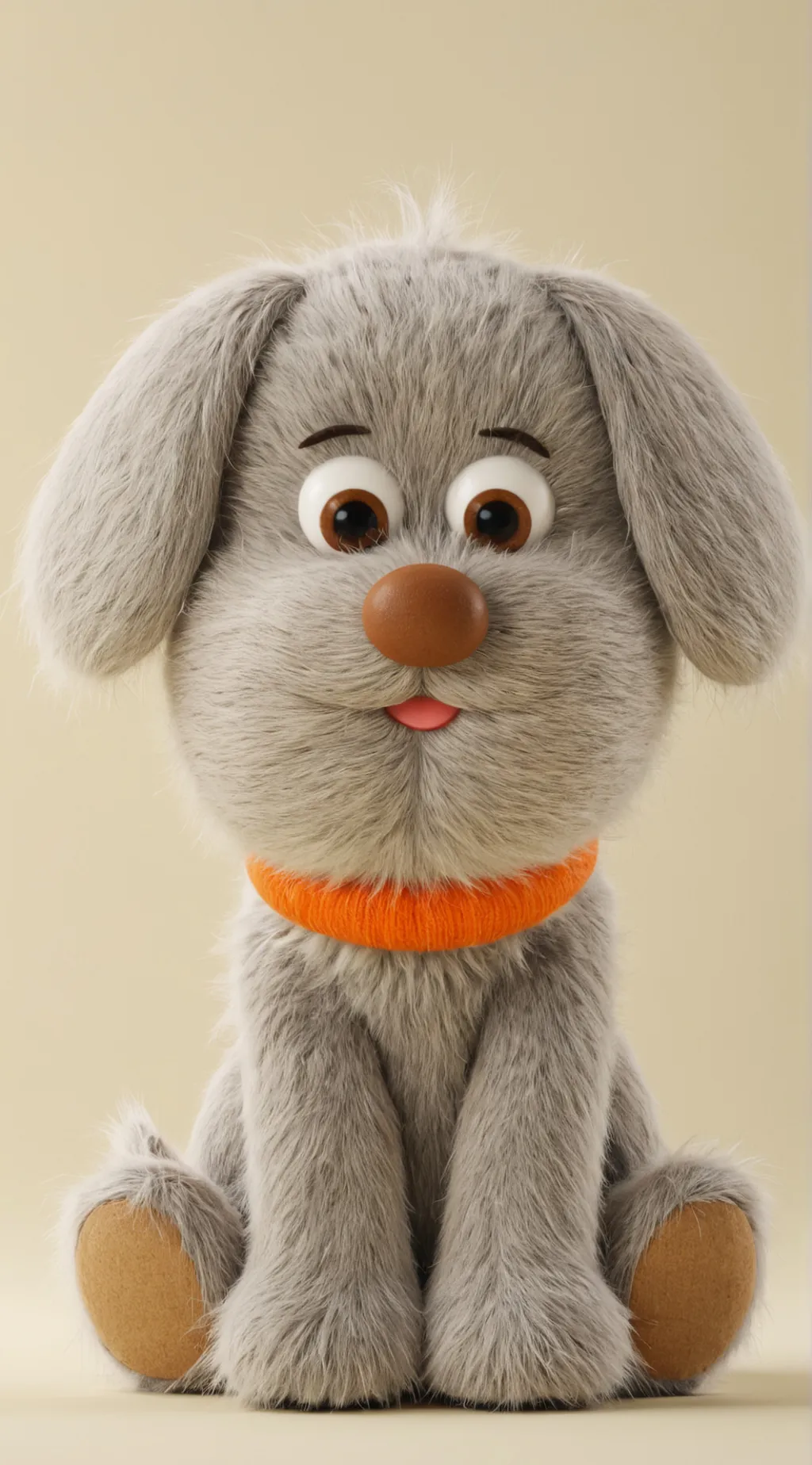 ai character: Stuffed Puppy background