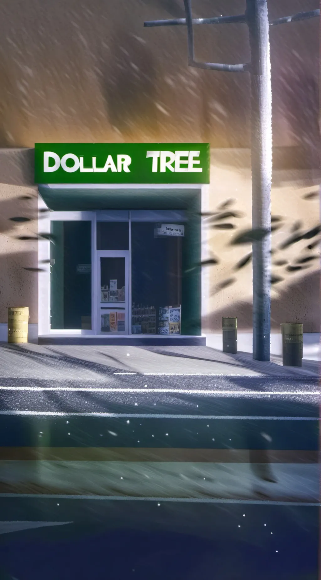 ai character: dollar tree  background