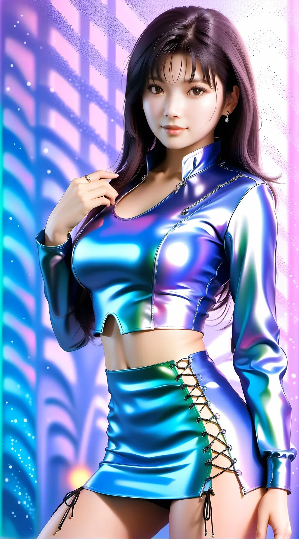 ai character: Luna background