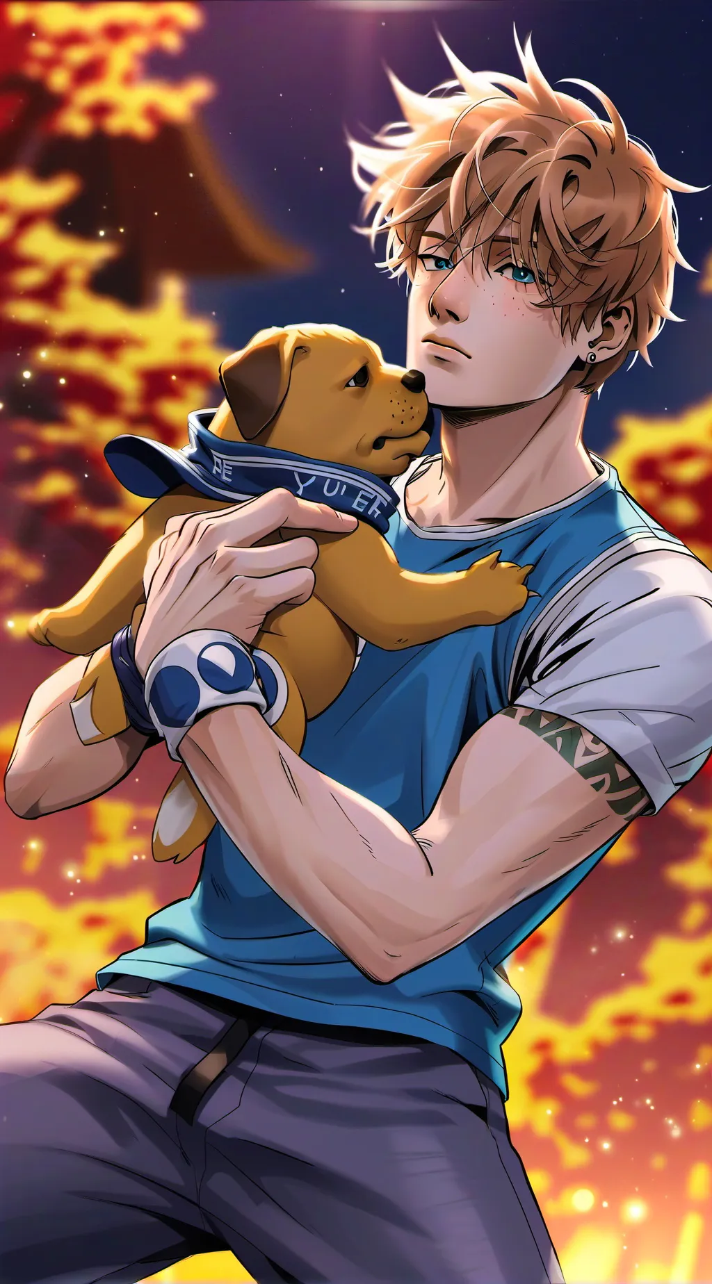 ai character: I.N  background