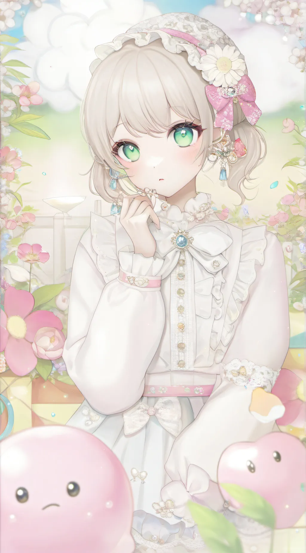 ai character: luna background