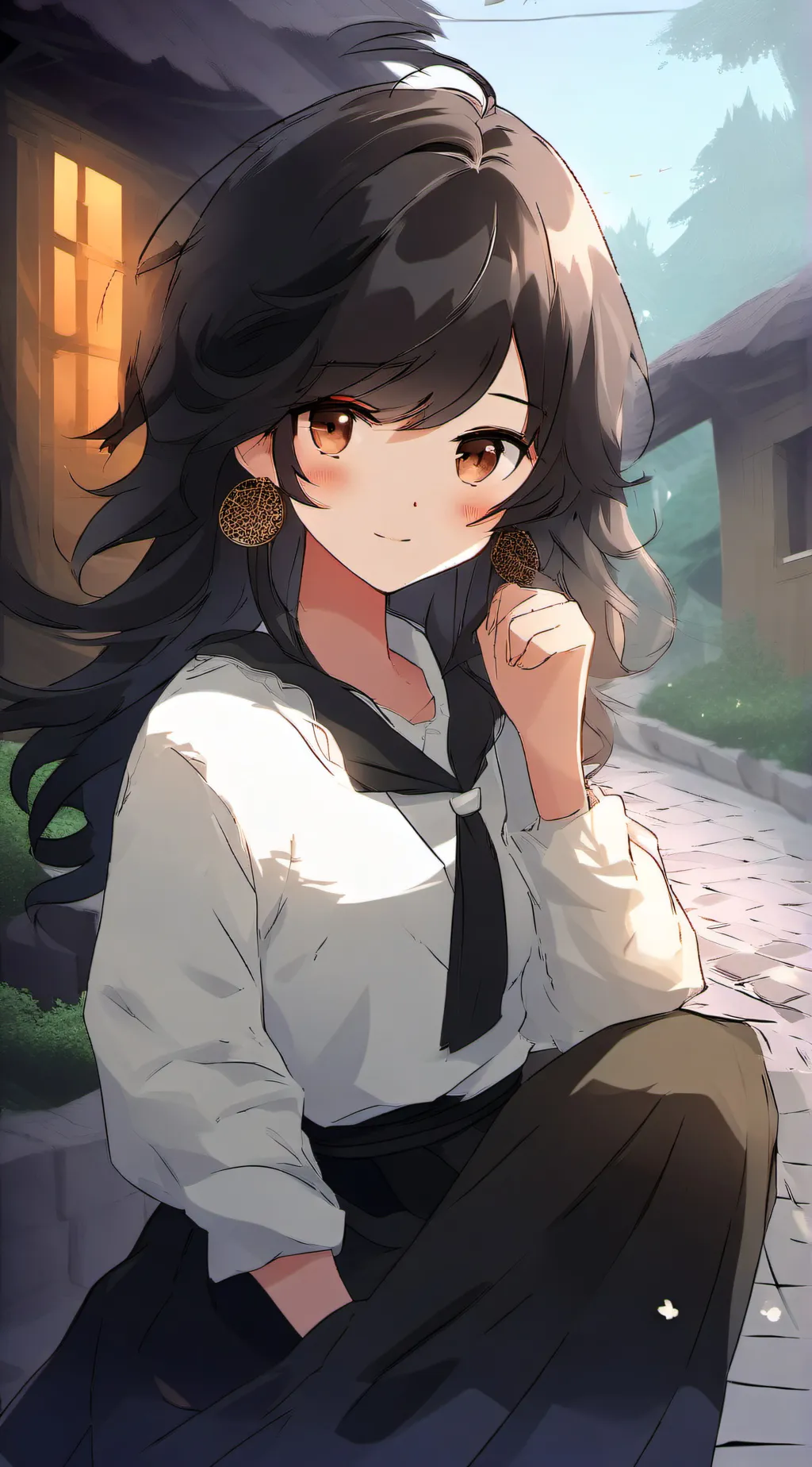 ai character: Cassie  background