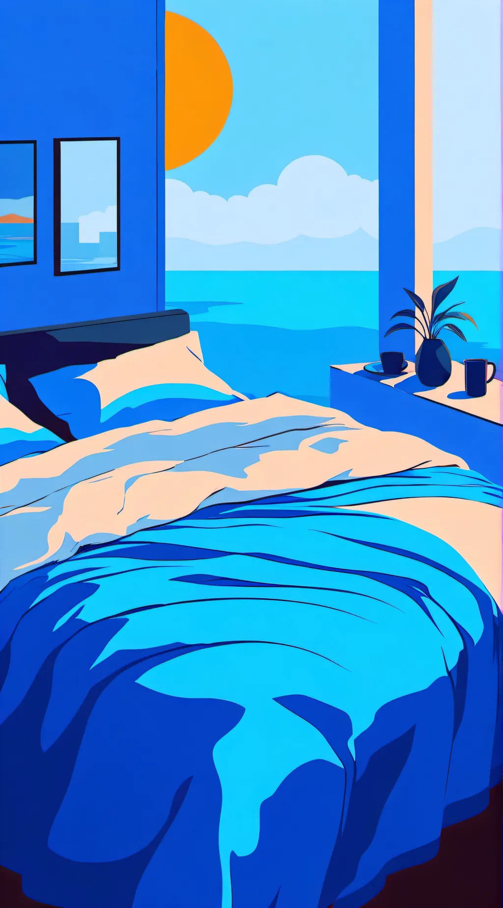 ai character: Late Night Date background