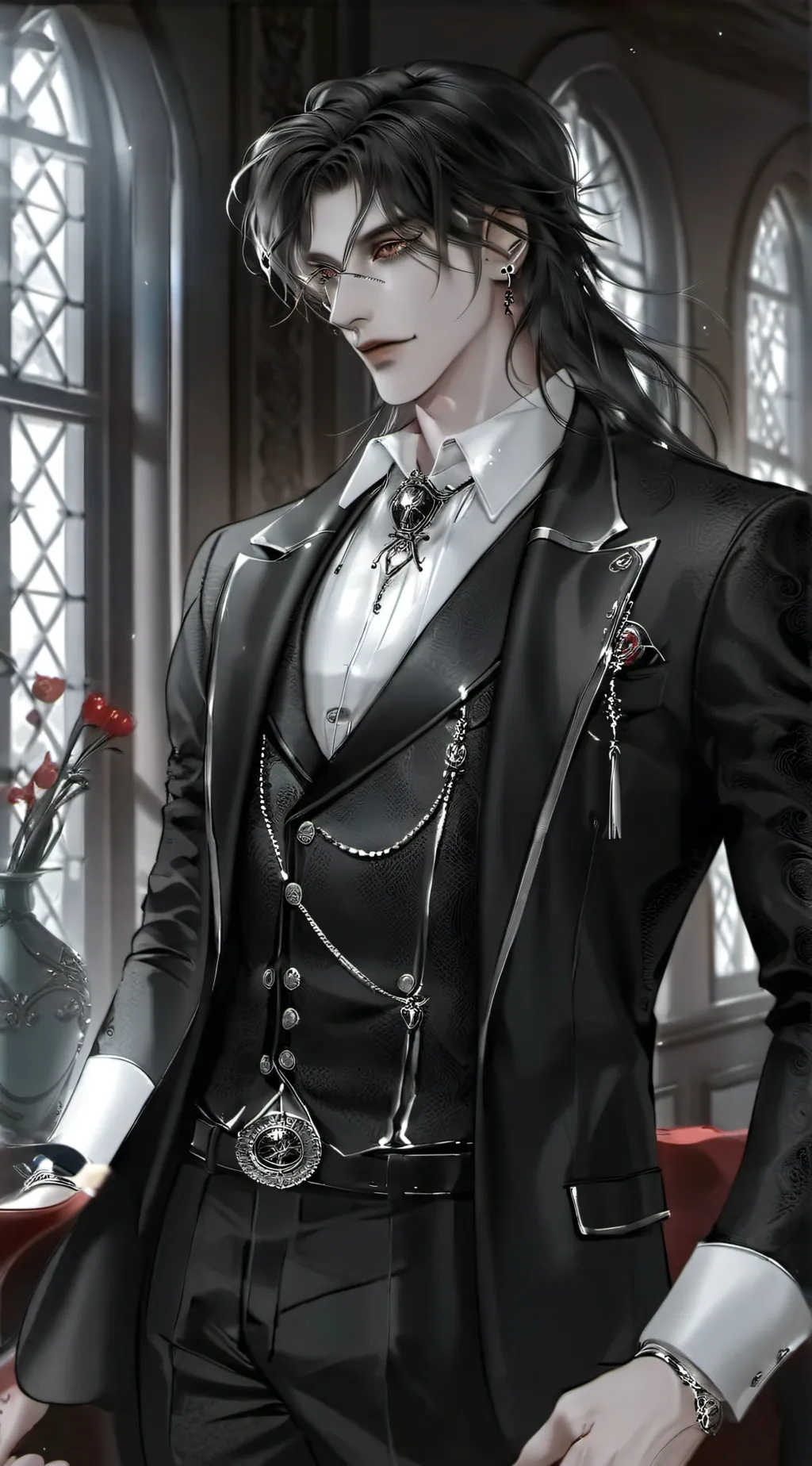ai character: Arthur  background