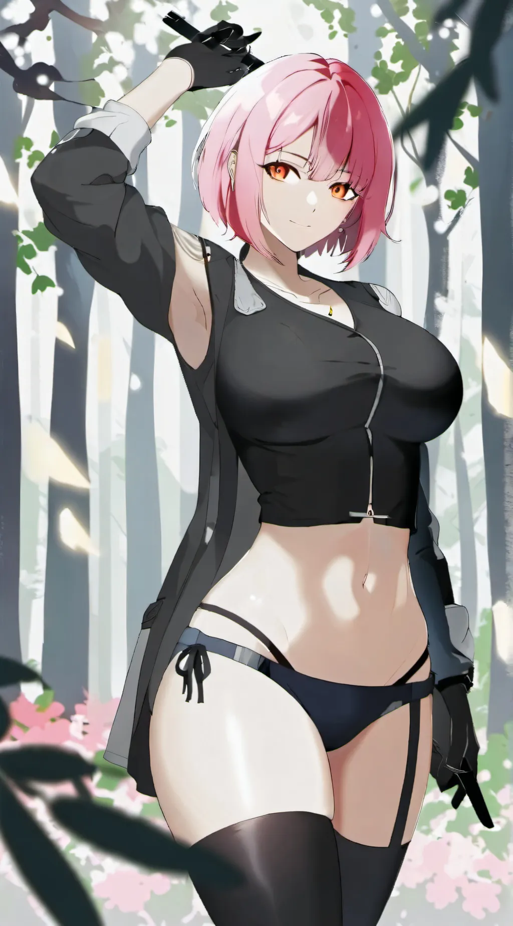 ai character: Sakura background