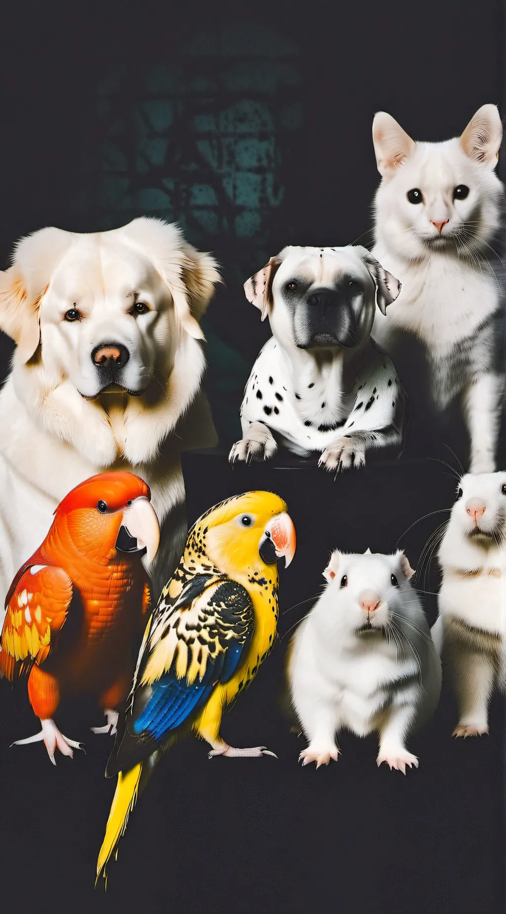 ai character: Pets background