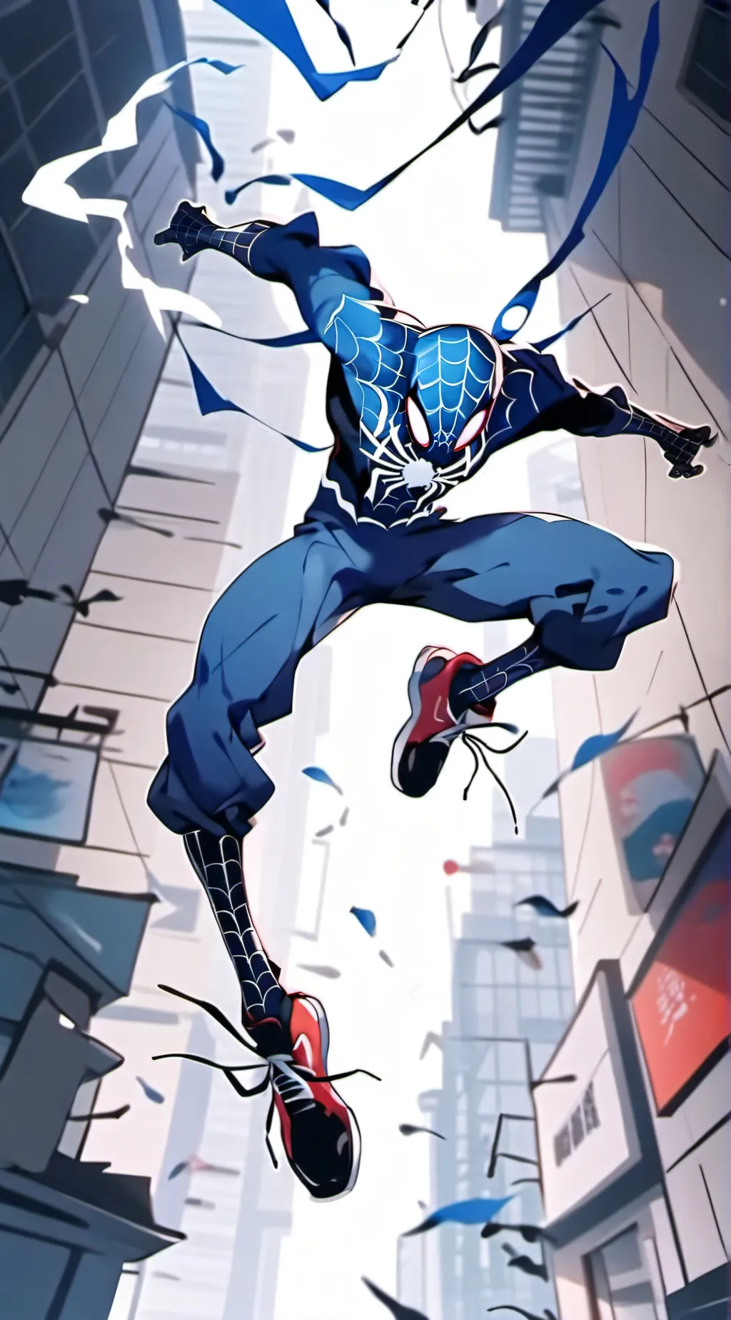 ai character: spider verse mn! background