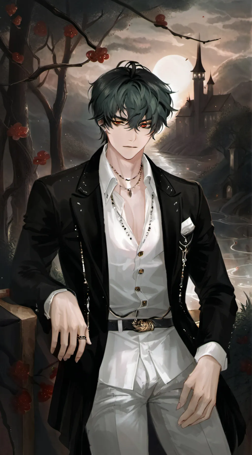 ai character: izuku Midoriya  background