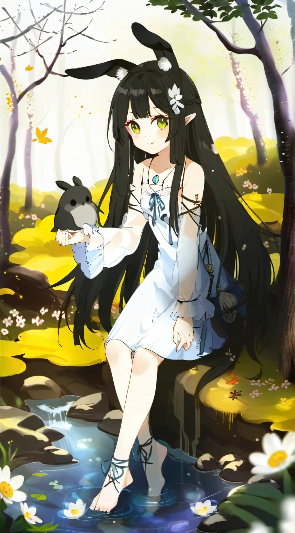 ai character: Saria Sailor. background