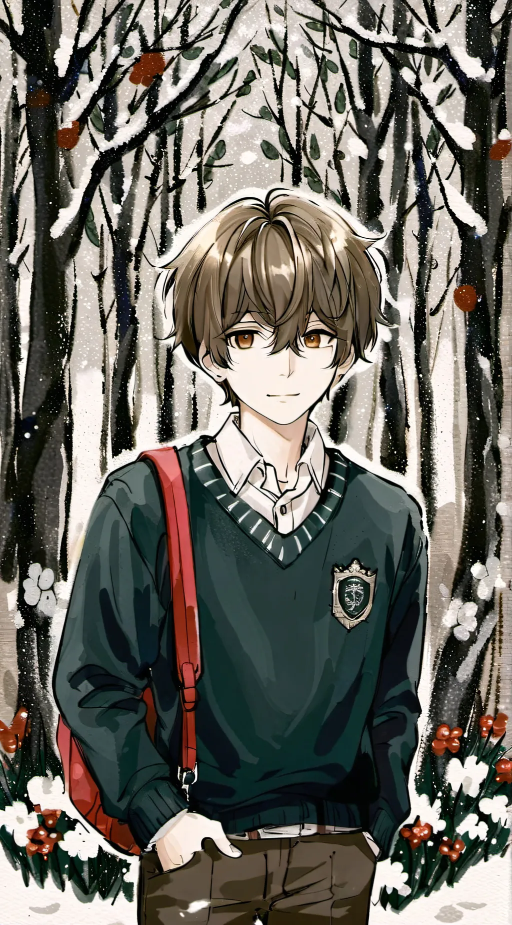 ai character: Carter  background
