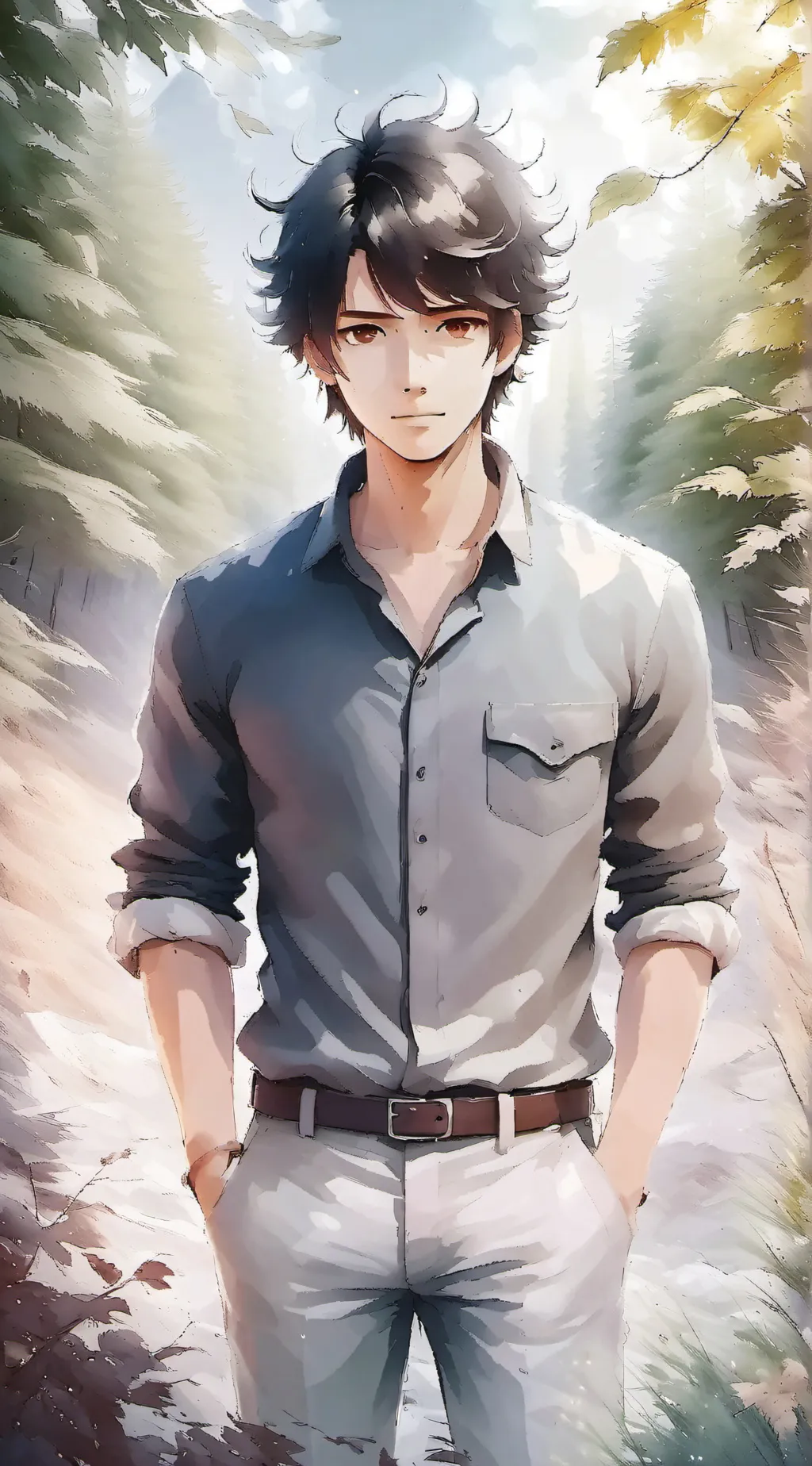 ai character: Hitsuki background