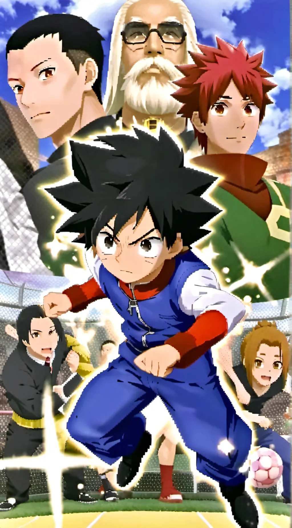 ai character: Mha & teleportatio background
