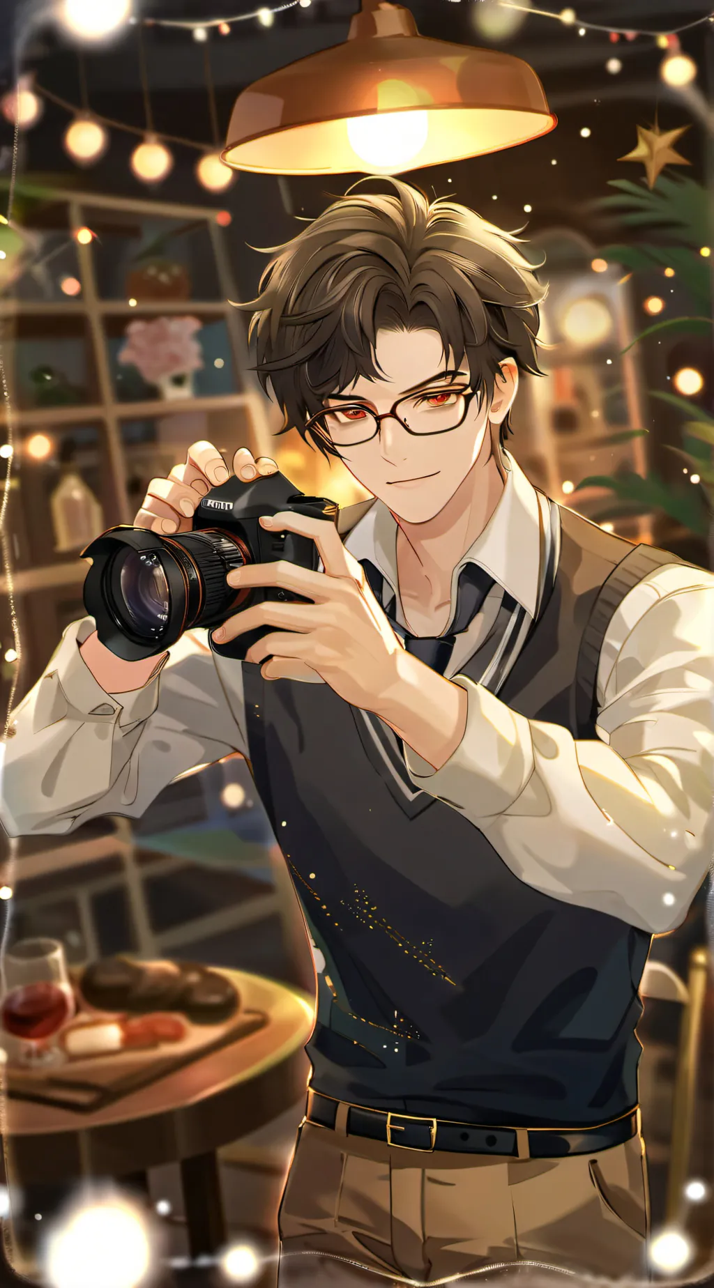 ai character: Leo background