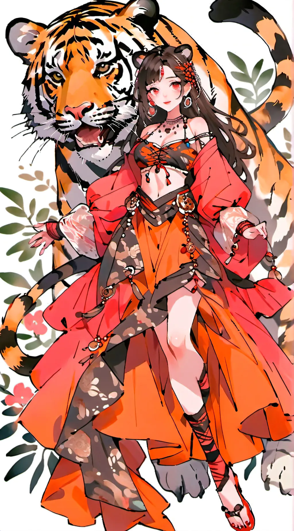 ai character: Ur gf background