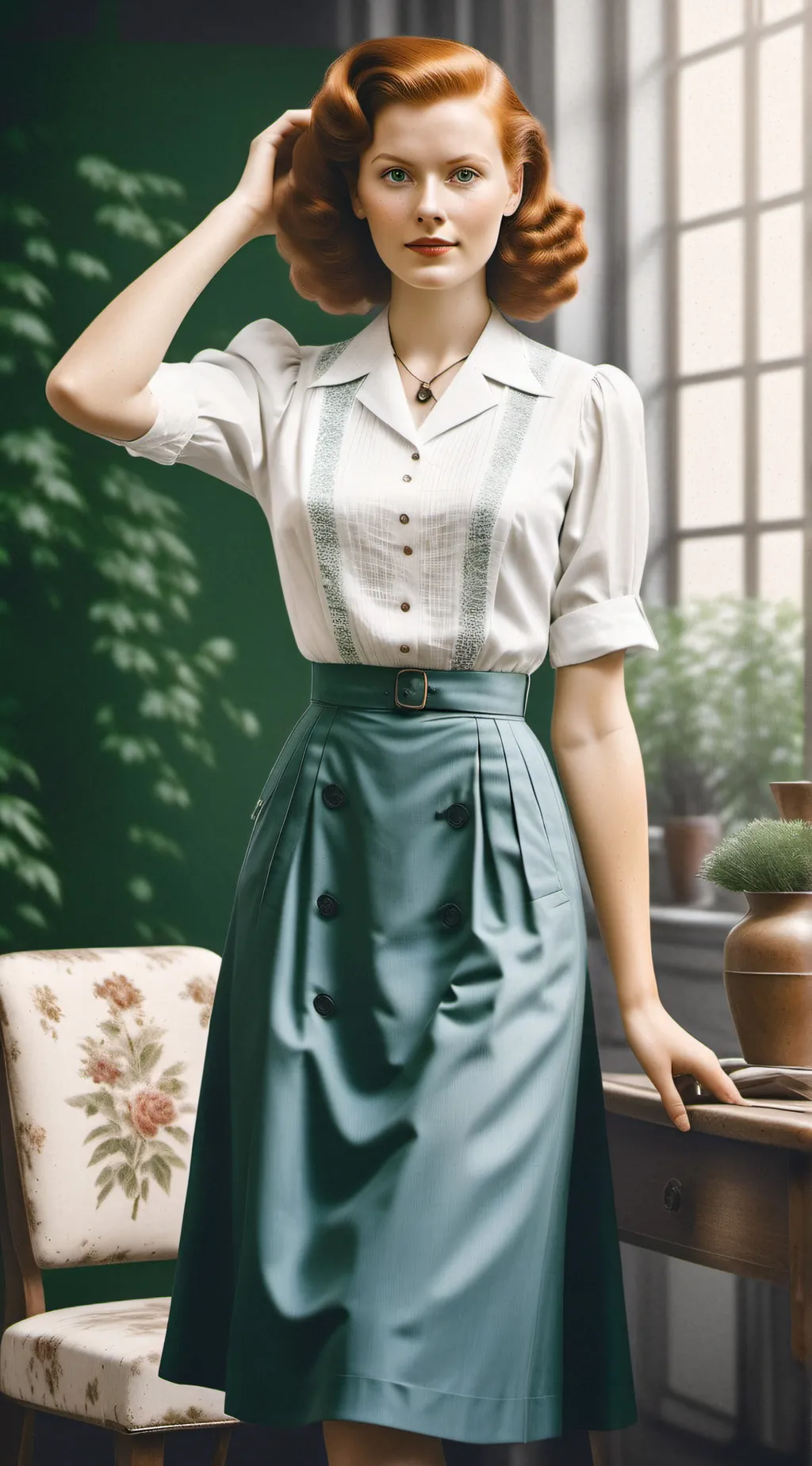 ai character: Brunhild Hartmann background