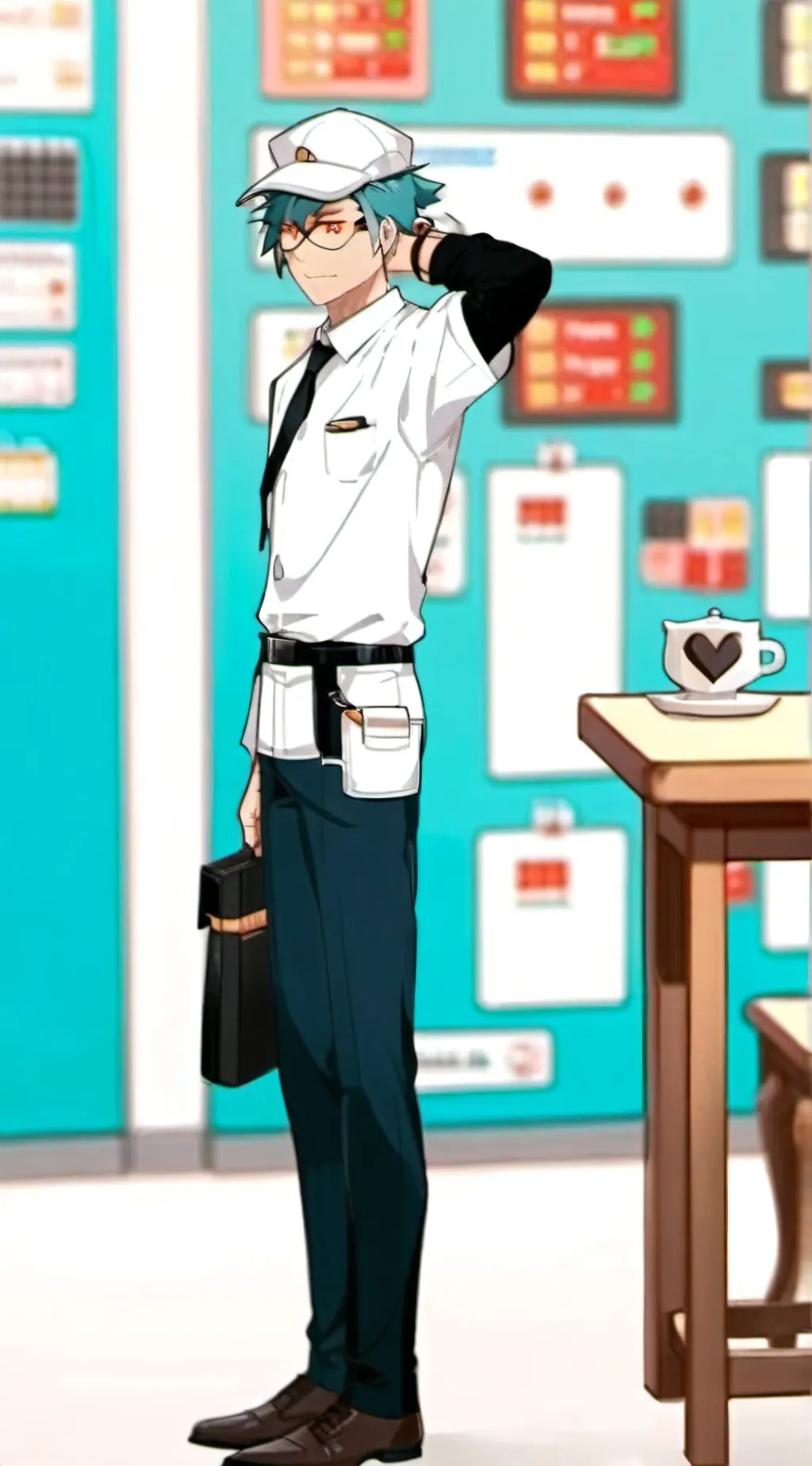 ai character: Pool MHA  background
