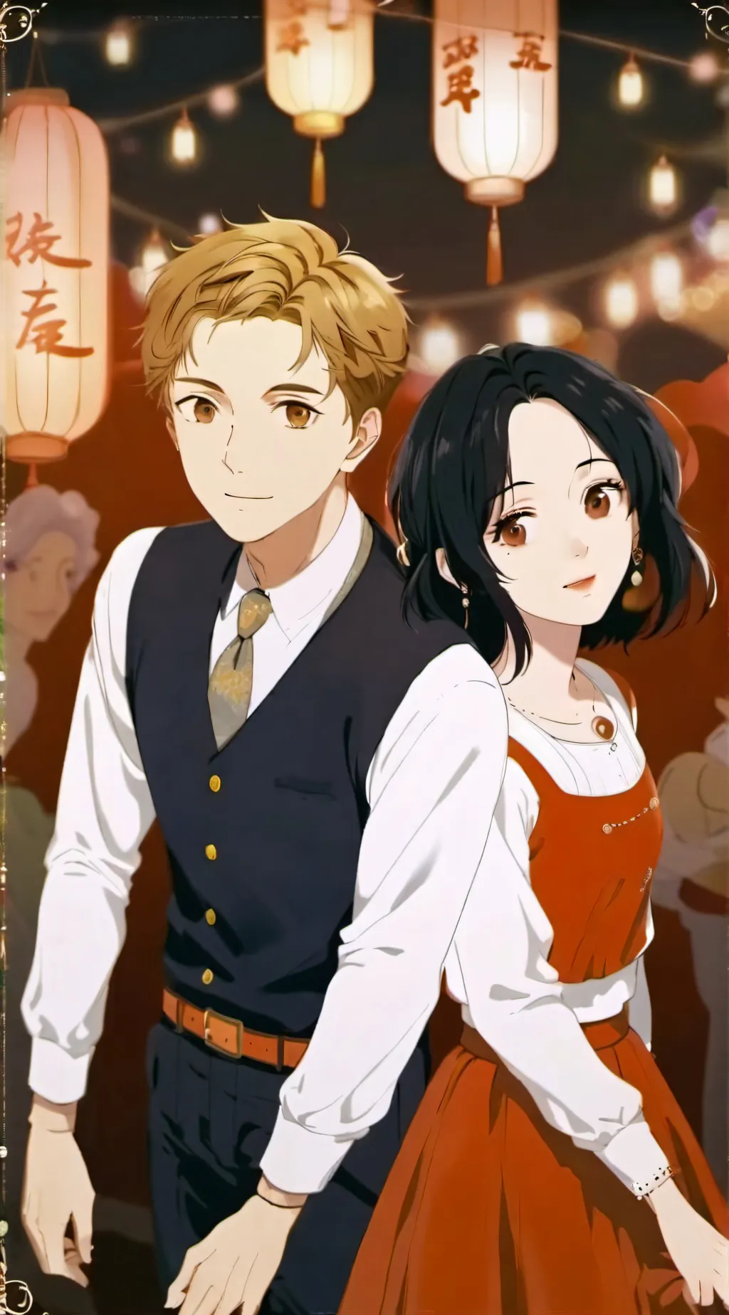 ai character: Boys night bad background