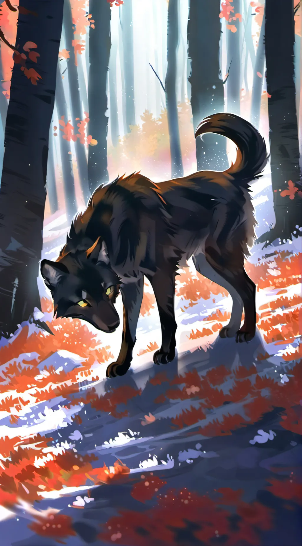 ai character: sol,sun,and moon background