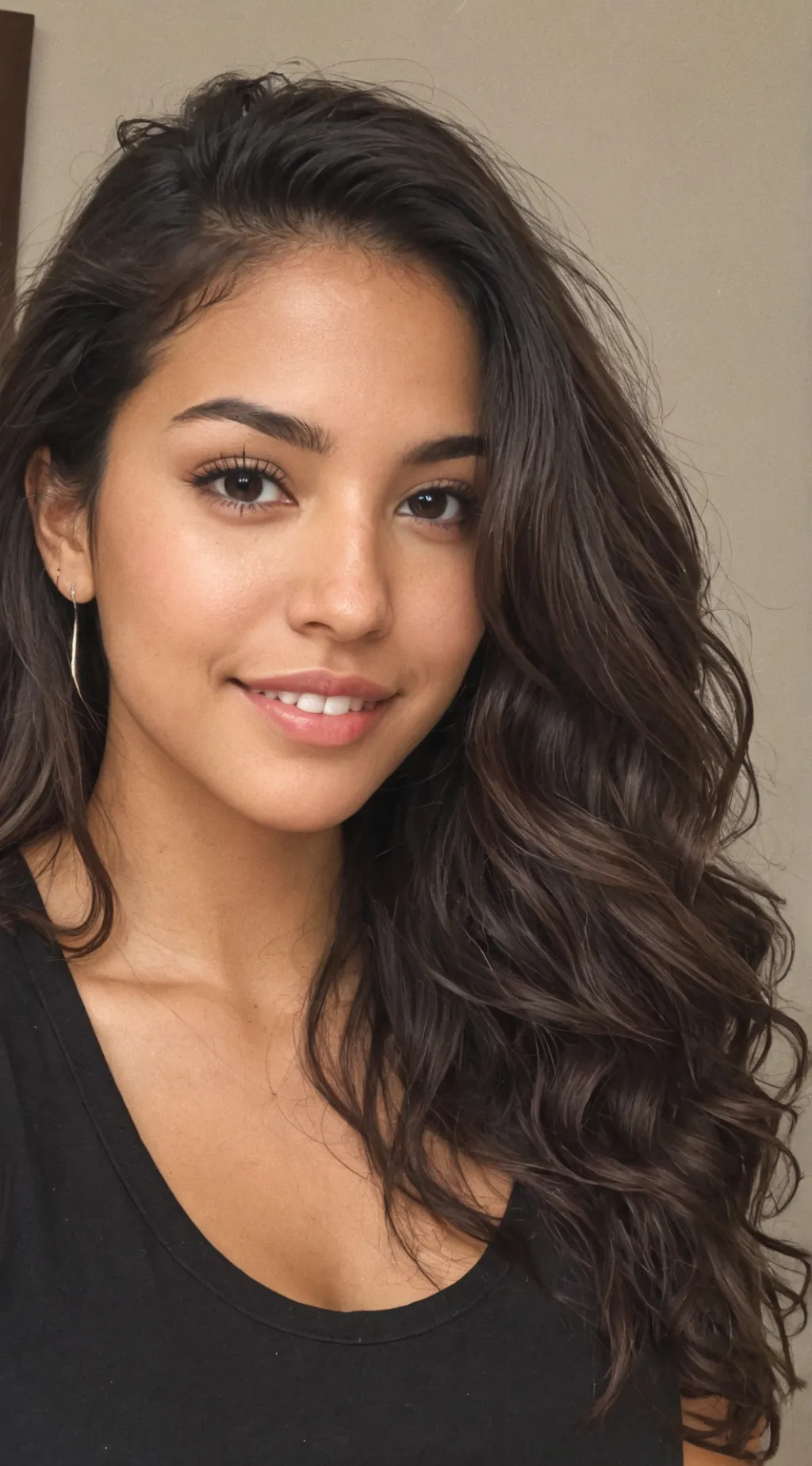 ai character: Ashley  background