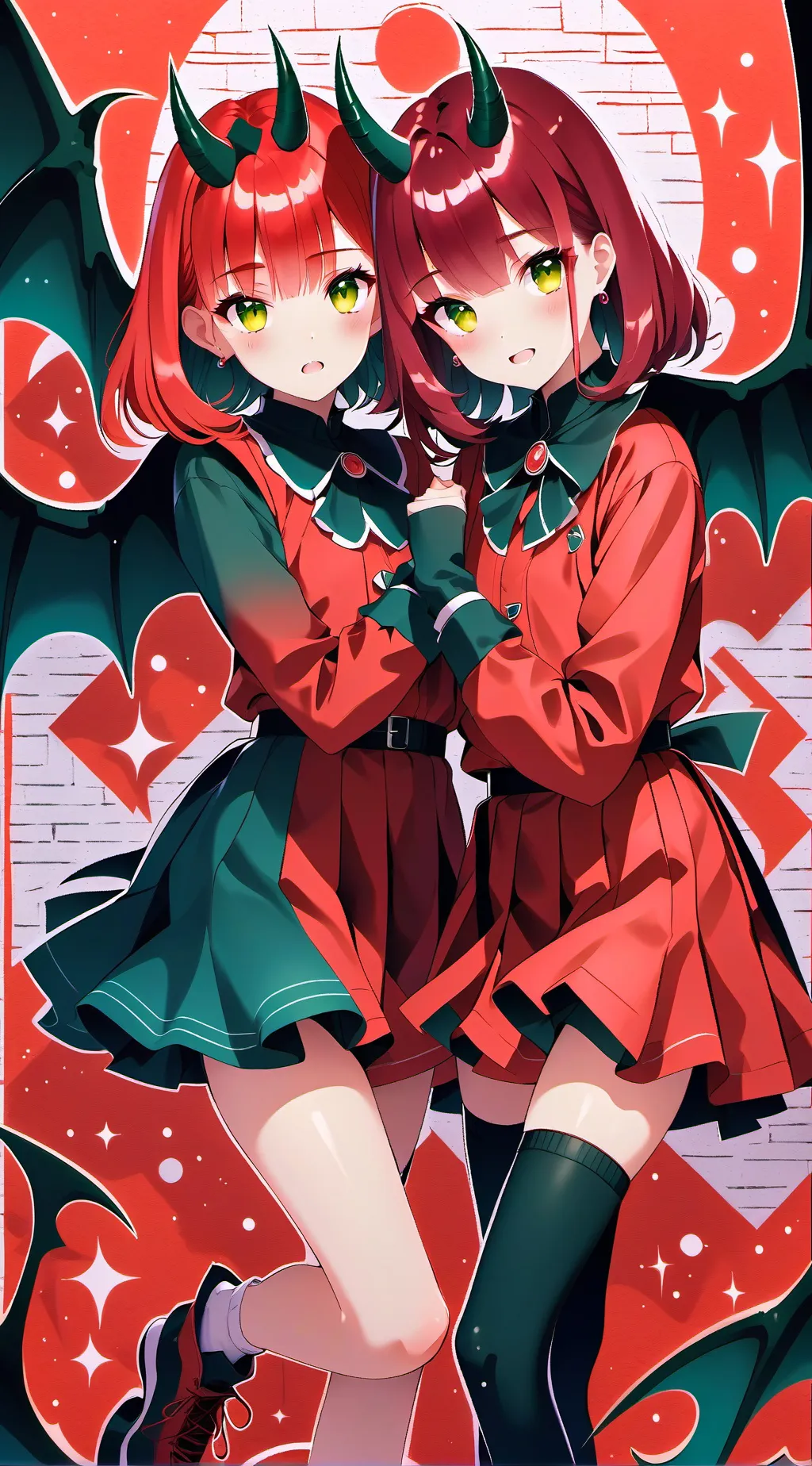 ai character: Sarah&Tara background