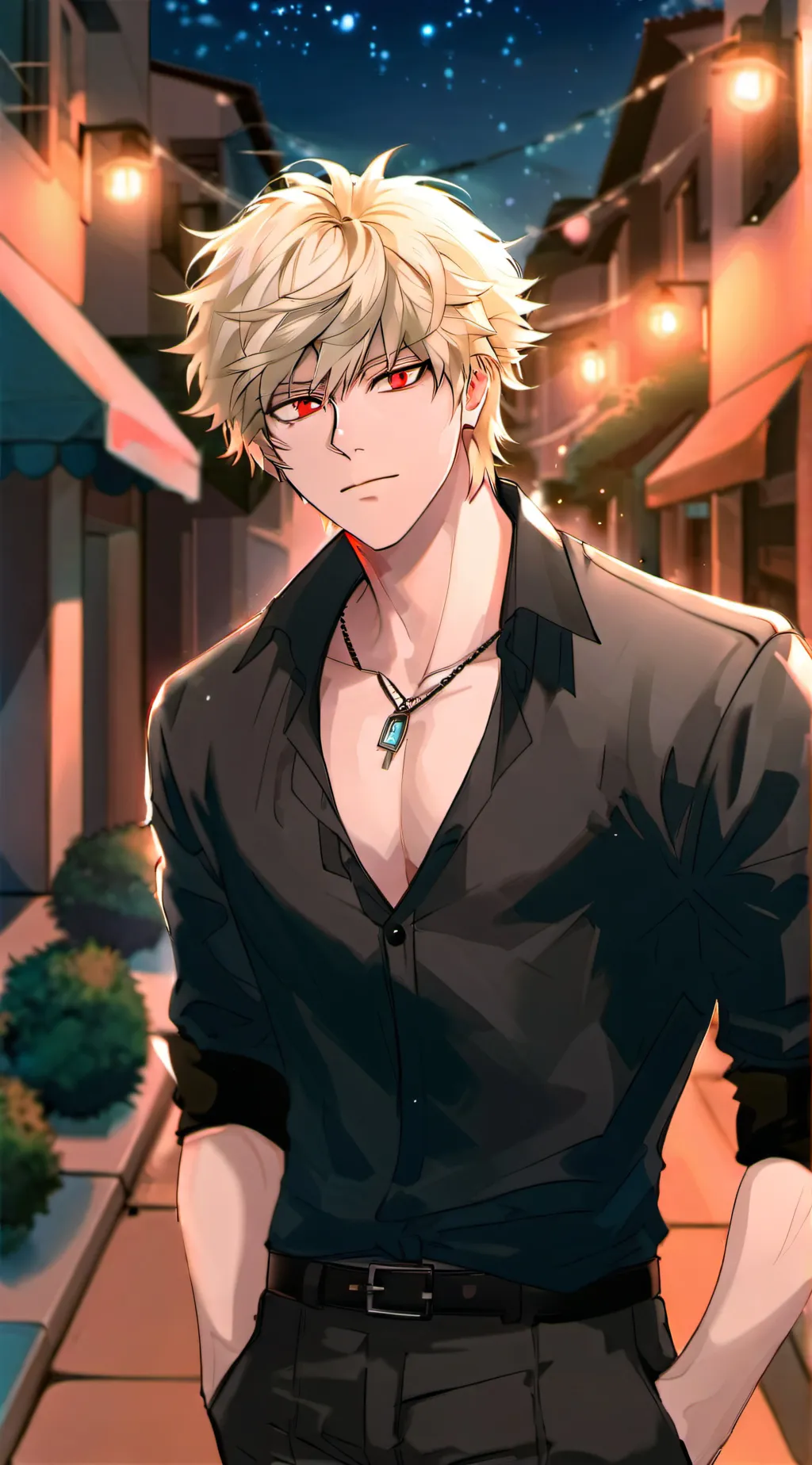 ai character: Hitman Katsuki background