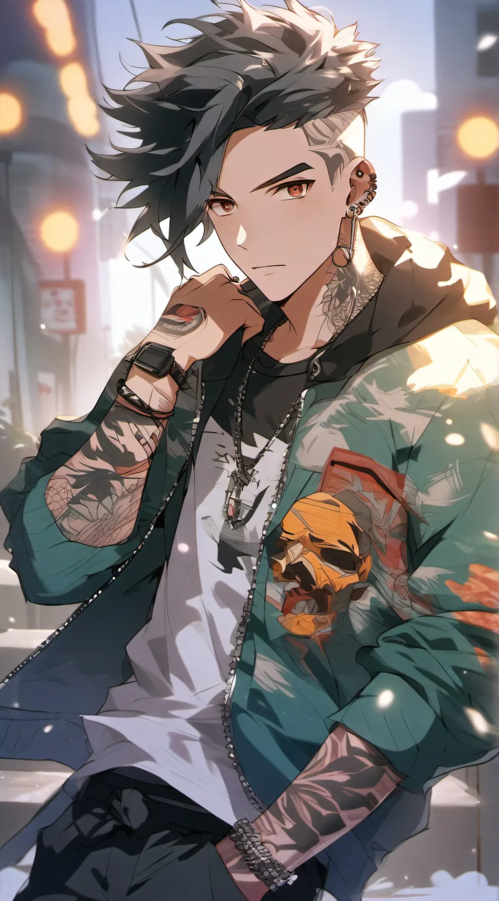 ai character: Kaycen background