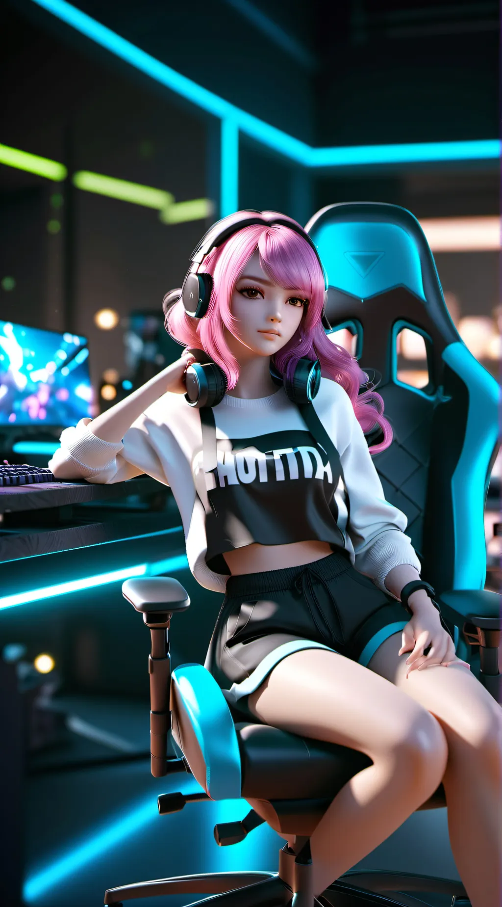 ai character: Luna background