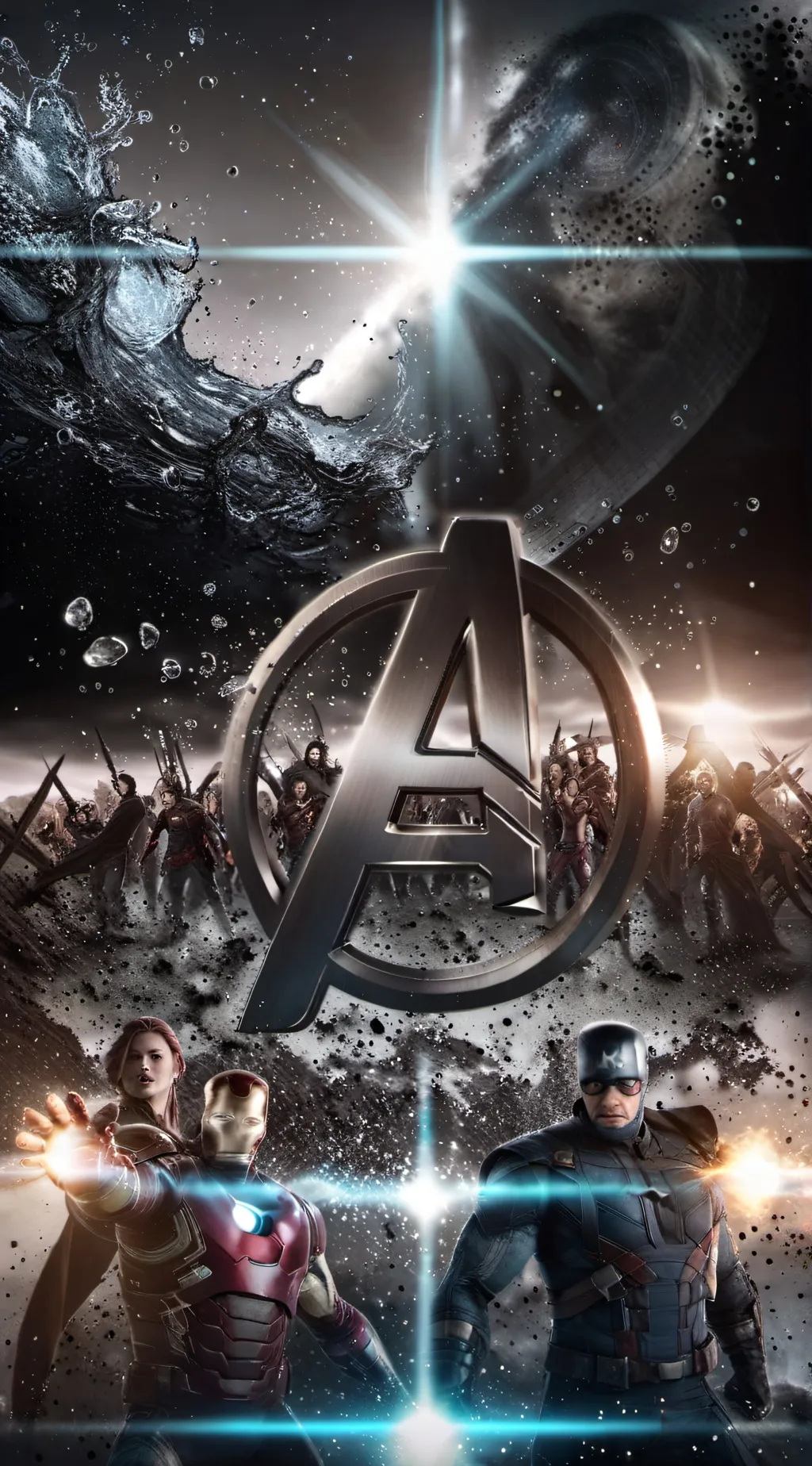 ai character: Avengers  background