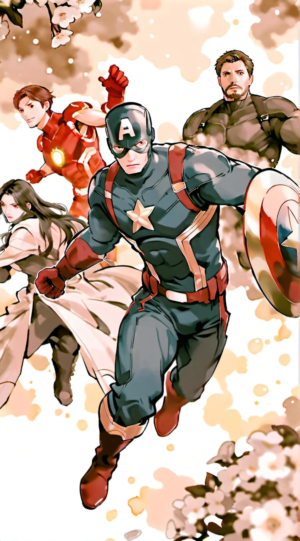 ai character: Avengers 1208 background